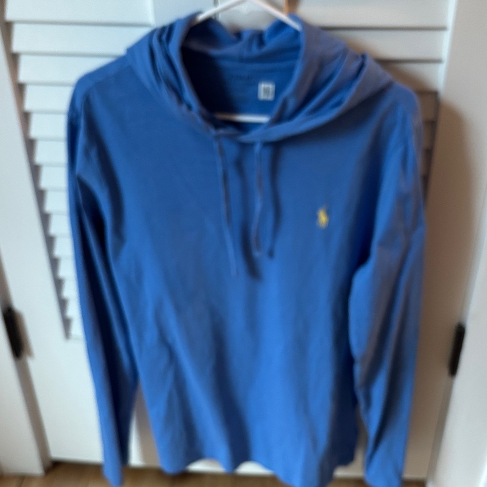 Polo by Ralph Lauren Light Blue Hooded Top